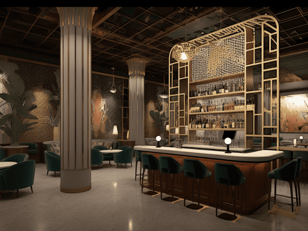 Lounge Bar, Restaurant Interior Design